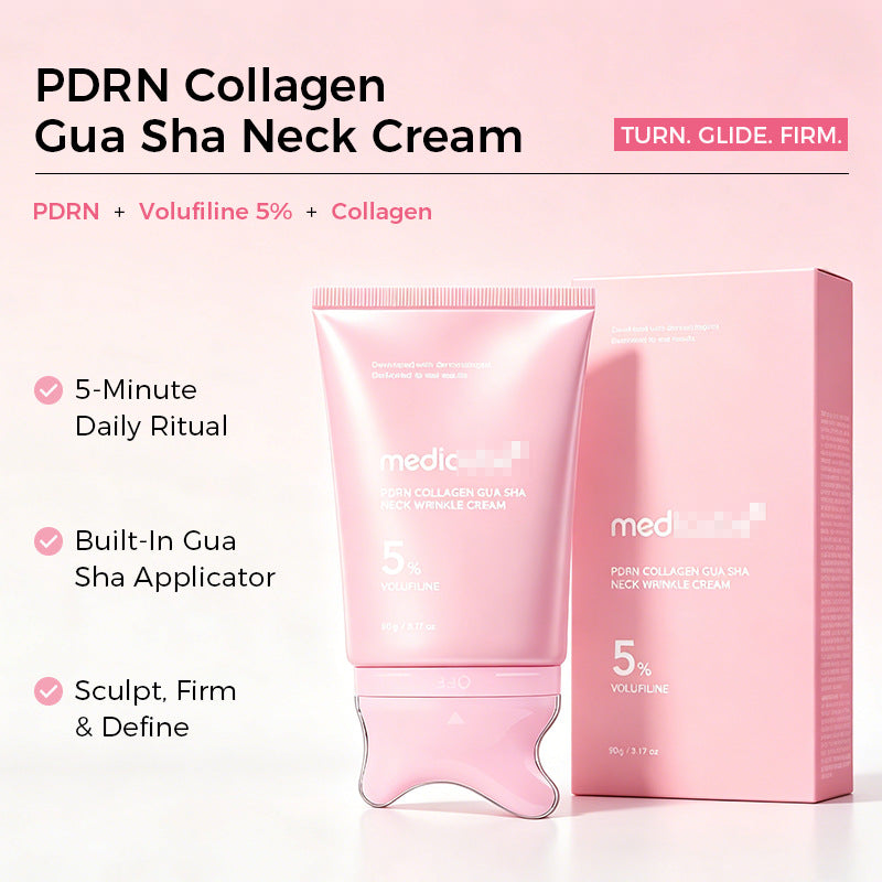 PDRN Neck Cream with Gua Sha Applicator