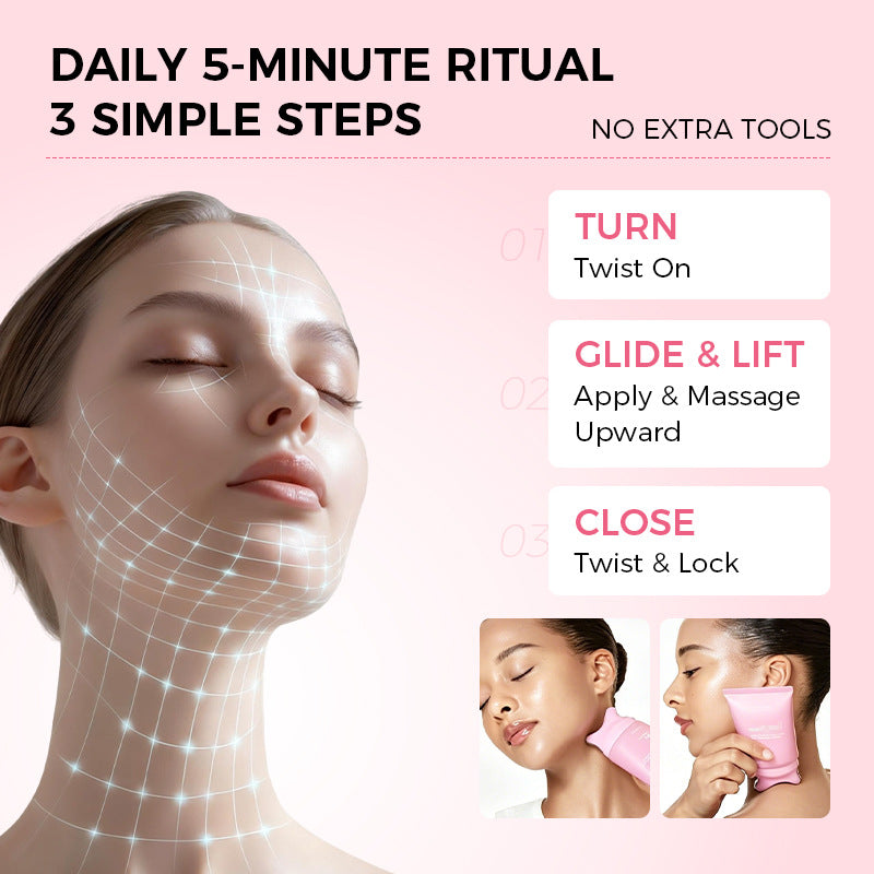 PDRN Neck Cream with Gua Sha Applicator